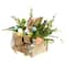 12" Boxed Floral Arrangement with Bunny Easter Decoration